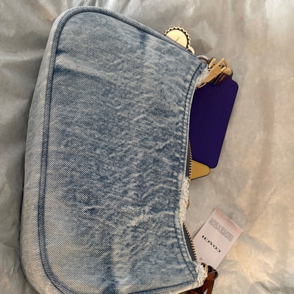 Coach Denim With All Original Charms. authentic - Picture 6 of 9